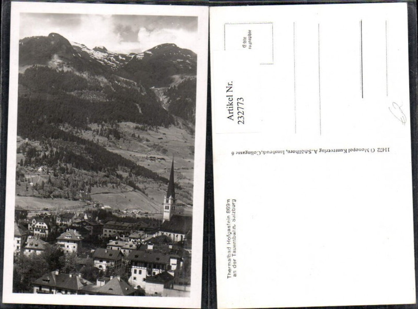 Alte Ansichtskarte – Old Postcard