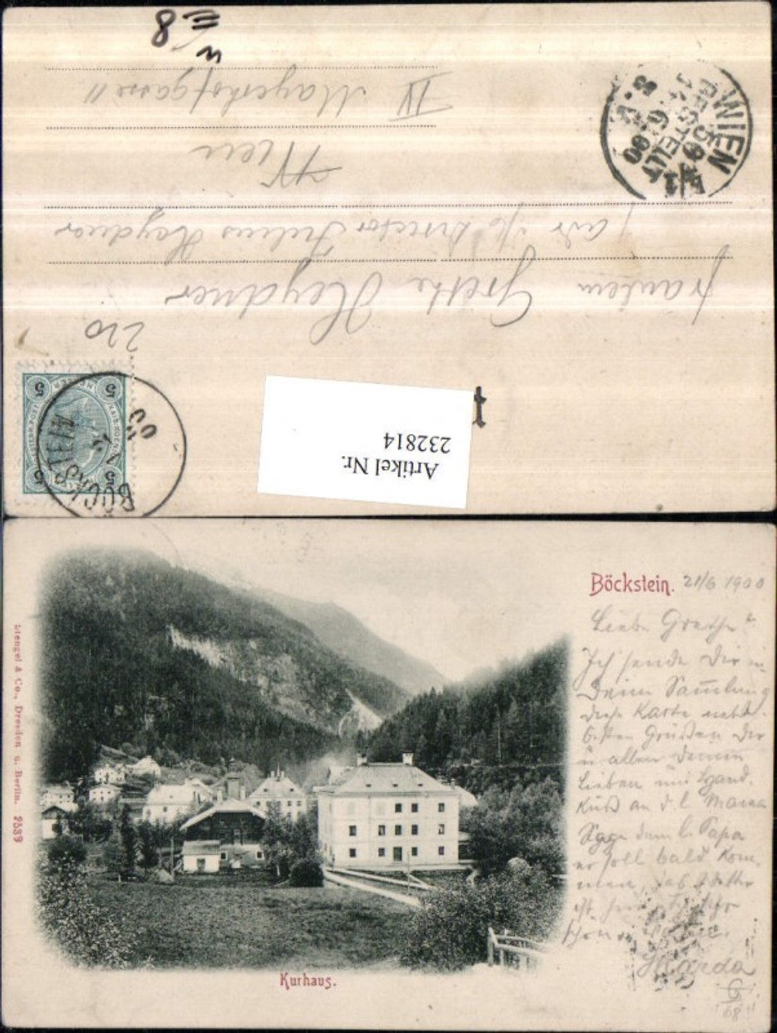 Alte Ansichtskarte – Old Postcard