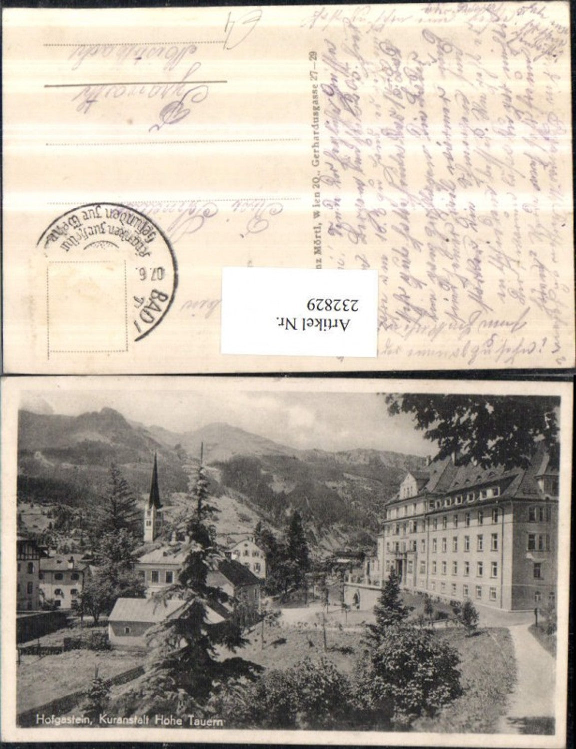 Alte Ansichtskarte – Old Postcard