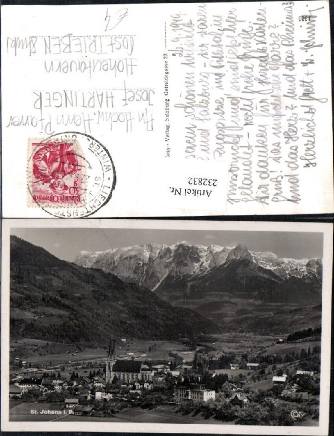 Alte Ansichtskarte – Old Postcard