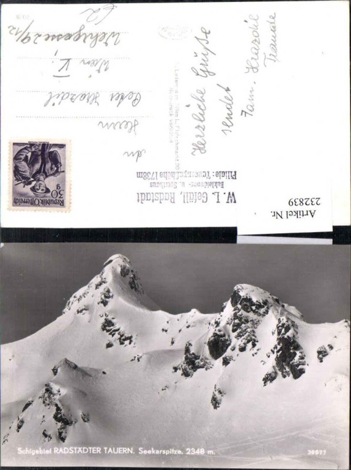 Alte Ansichtskarte – Old Postcard
