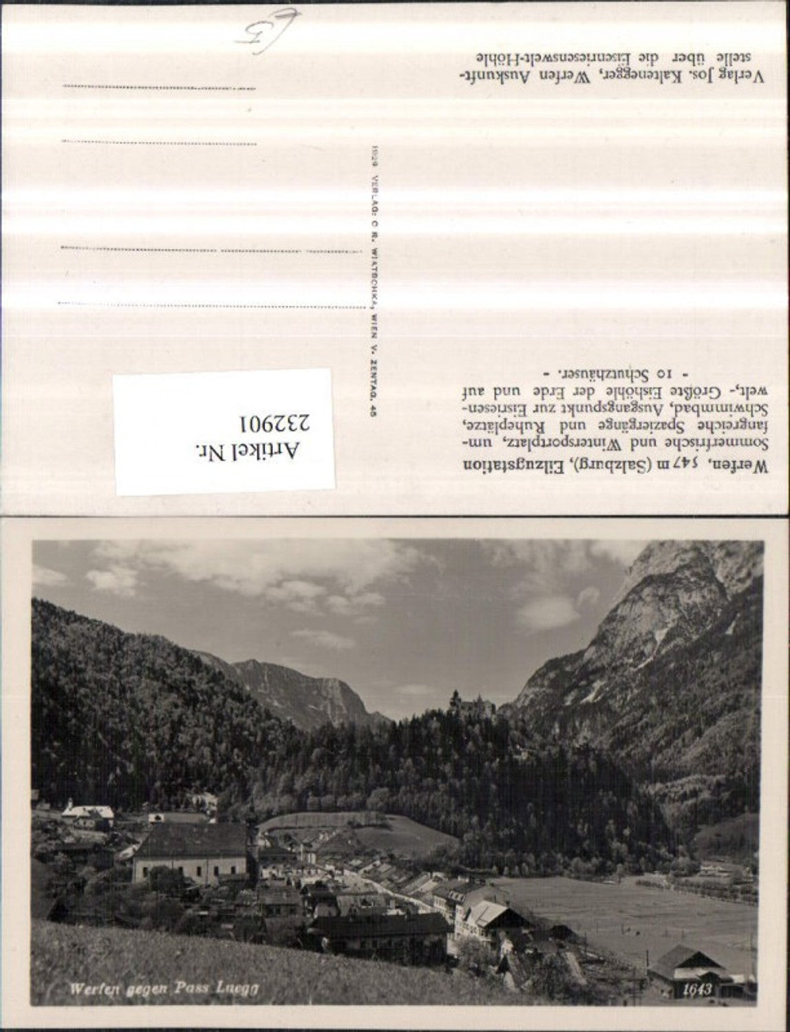 Alte Ansichtskarte – Old Postcard