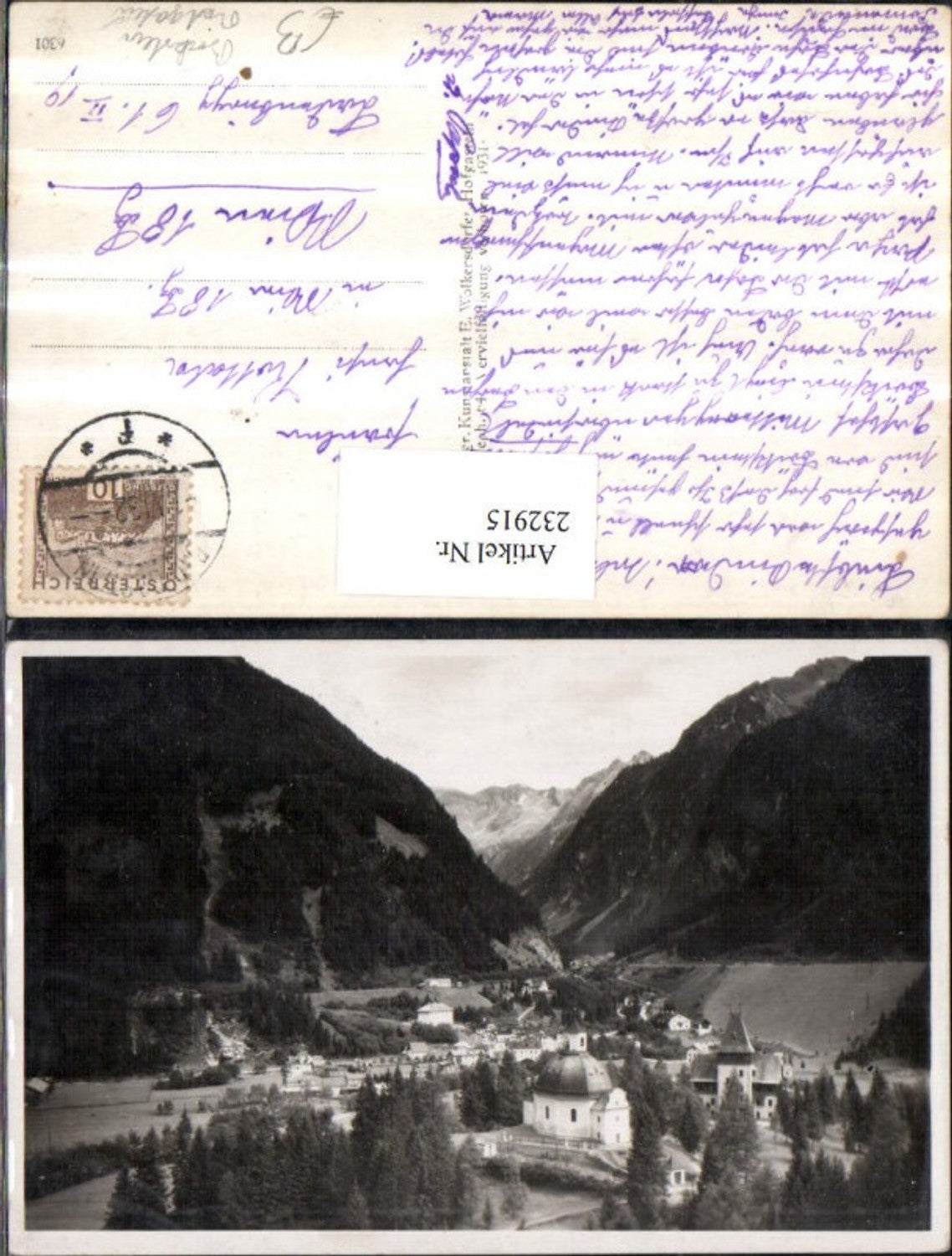Alte Ansichtskarte – Old Postcard