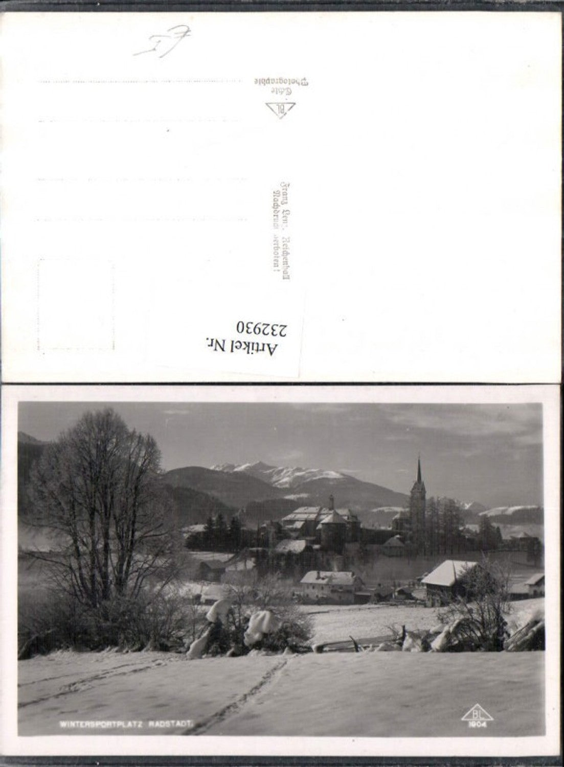 Alte Ansichtskarte – Old Postcard