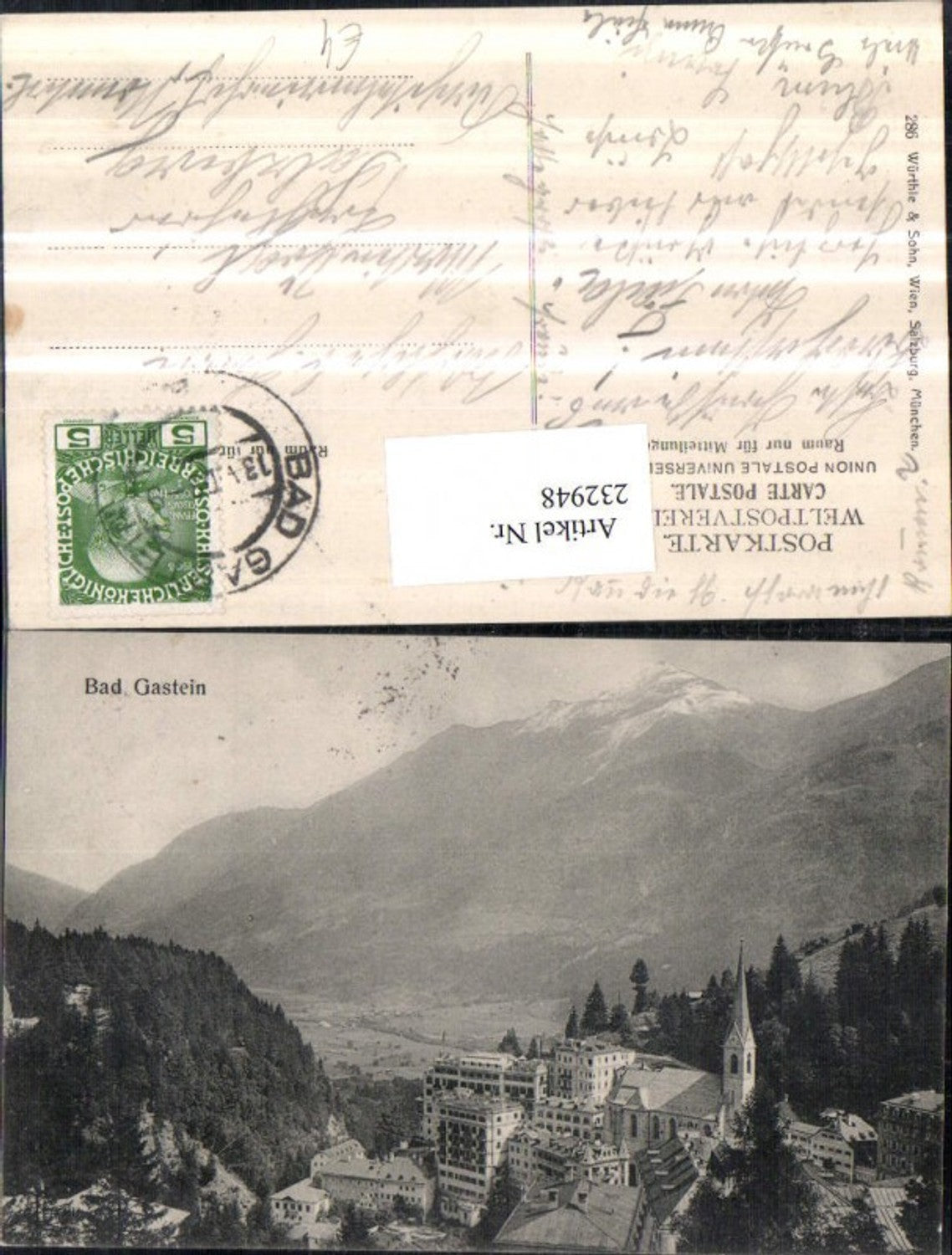 Alte Ansichtskarte – Old Postcard