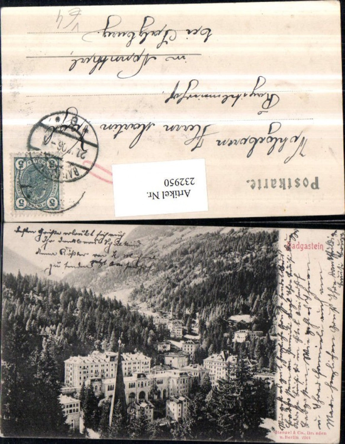 Alte Ansichtskarte – Old Postcard