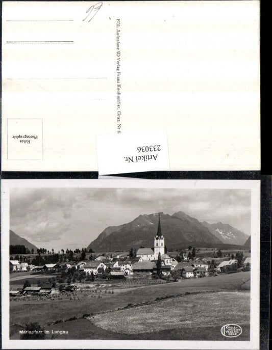 233036,Mariapfarr im Lungau Totale