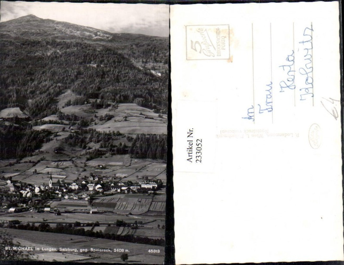 233052,St. Michael im Lungau Totale geg. Speiereck