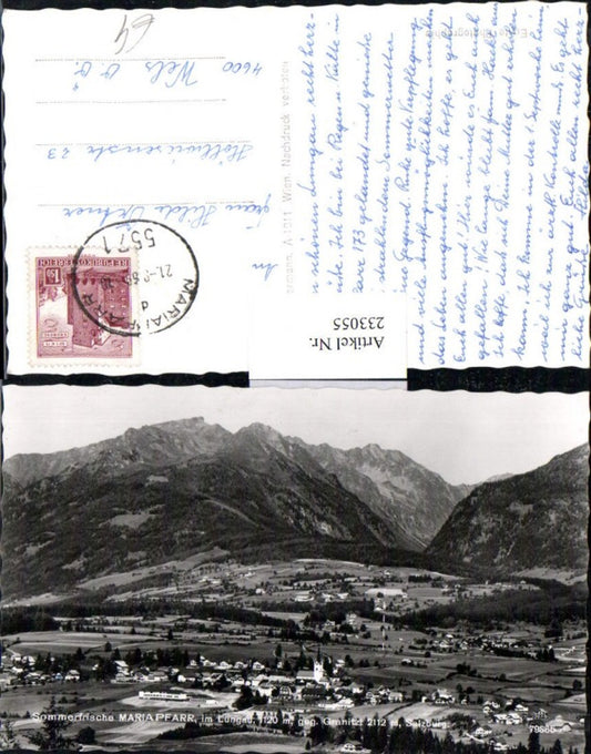 233055,Mariapfarr im Lungau Totale geg. Granitzl