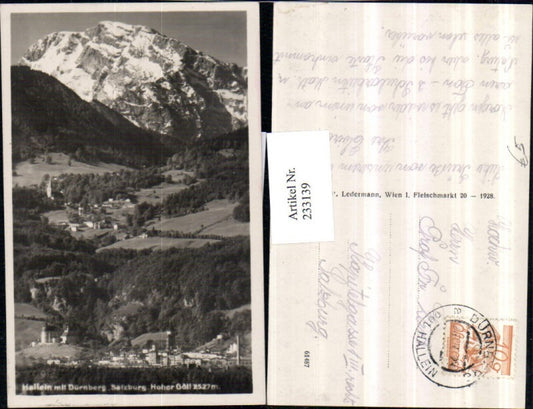 233139,Hallein Totale m. Dürnberg u. Hoher Göll