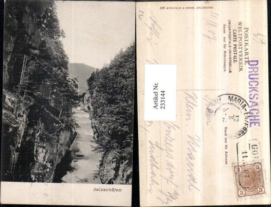 233144,Salzachöfen b. Golling Partie