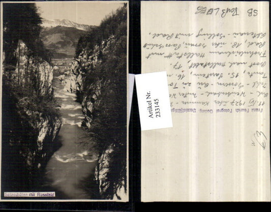 233145,Salzachöfen m. Rossfeld b. Golling Partie