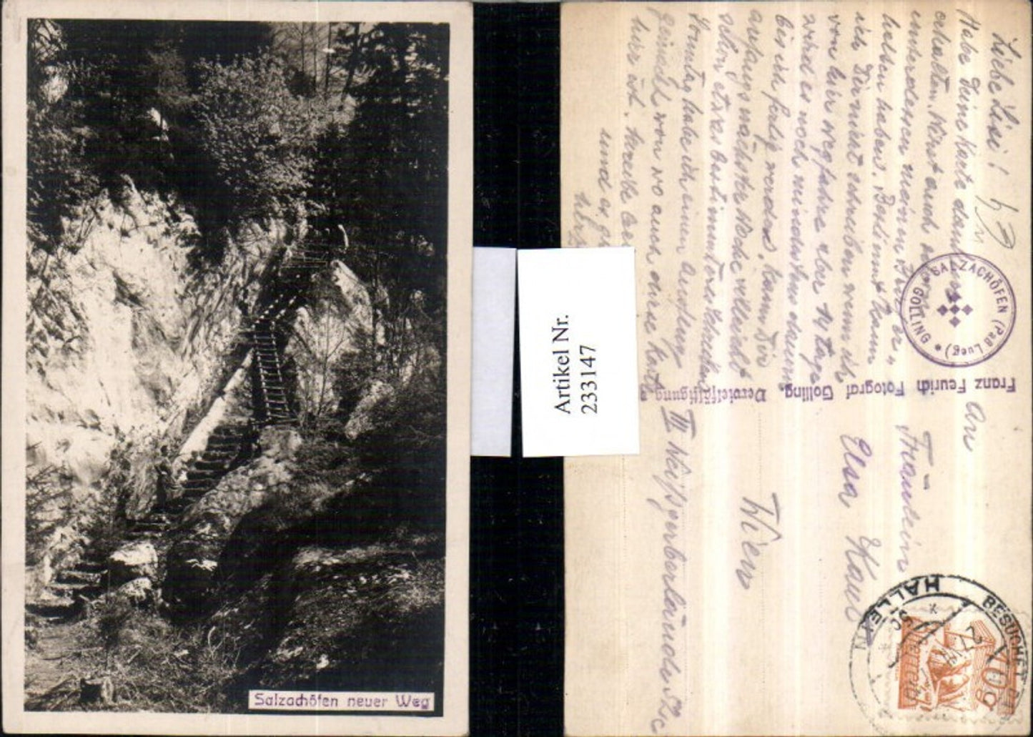 233147,Salzachöfen neuer Weg b. Golling Partie