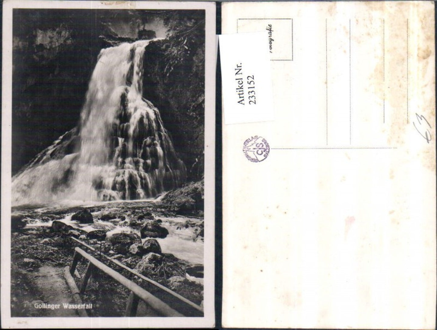233152,Gollinger Wasserfall b. Golling