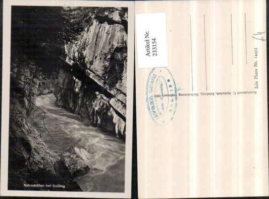 233154,Salzachöfen b. Golling Partie