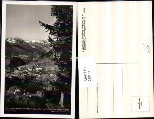 233163,Russbachsaag m. d. Tennengebirge Totale