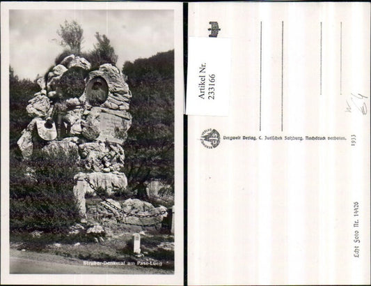 233166,Struber-Denkmal am Pass Lueg b. Golling