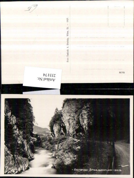 233174,Abtenau Strulbachklamm Partie
