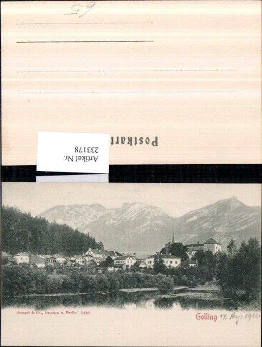 233178,Golling Teilansicht pub Stengel u. Co 1440