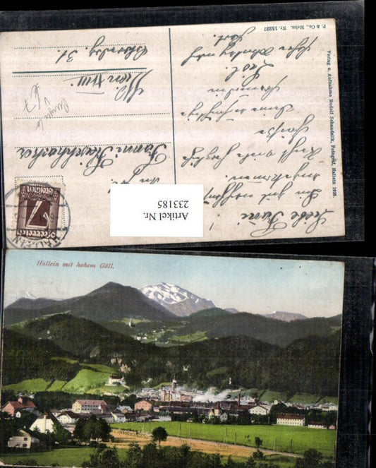 233185,Hallein Totale m. Hohem Göll pub Purger u. Co 15237