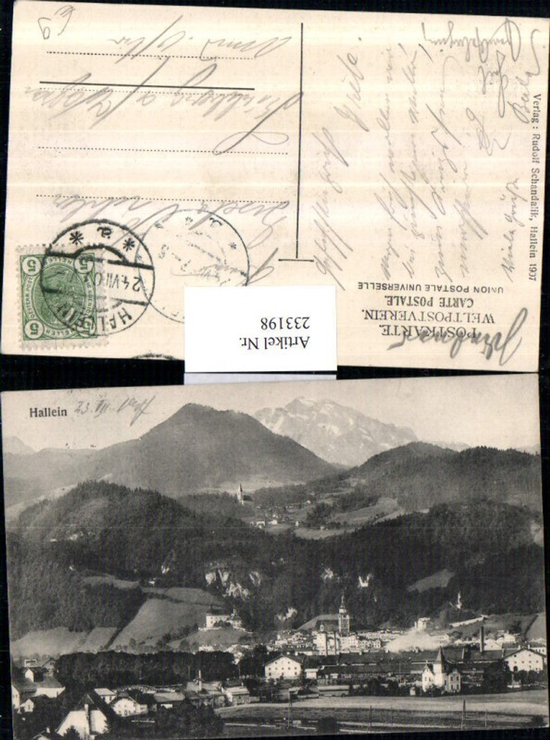 233198,Hallein Totale m. Dürrnberg