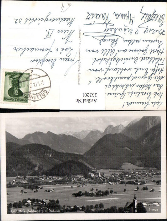 233201,Golling Totale geg. d. Dachstein