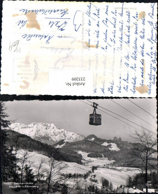 233209,Salzbergbahn Hallein Dürrnberg Seilbahn Gondel Winterbild pub Cosy 450