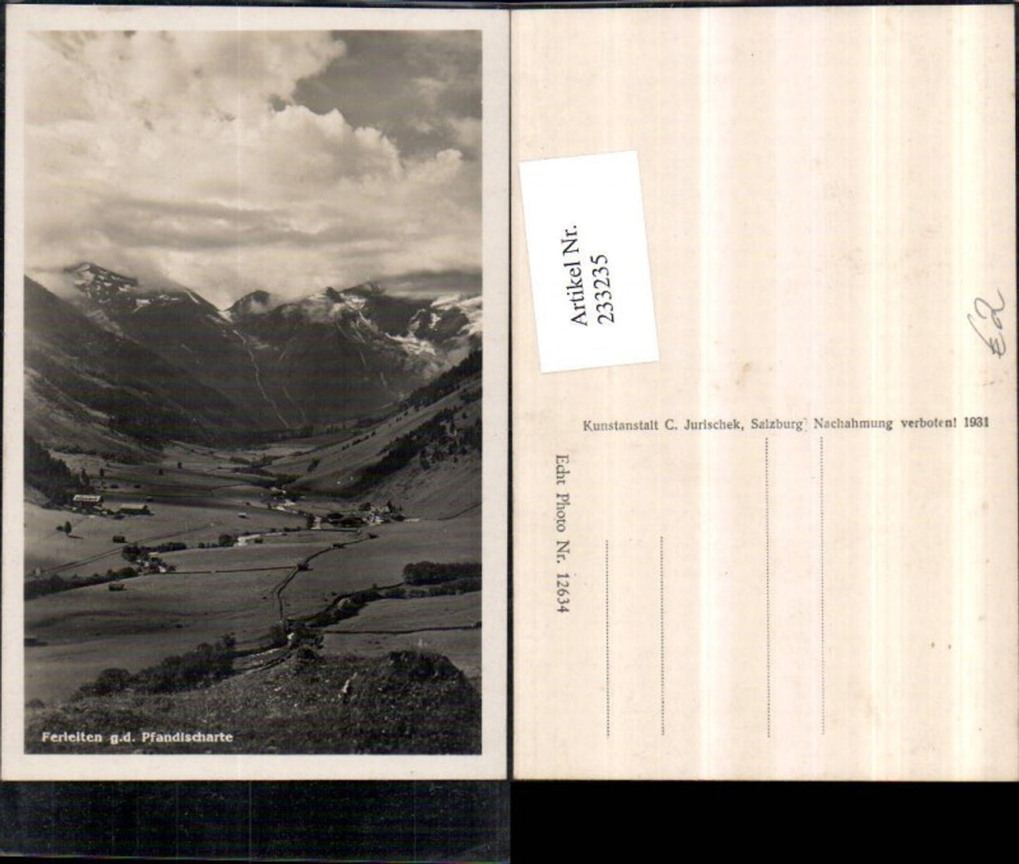 233235,Ferleiten geg. Pfandlscharte