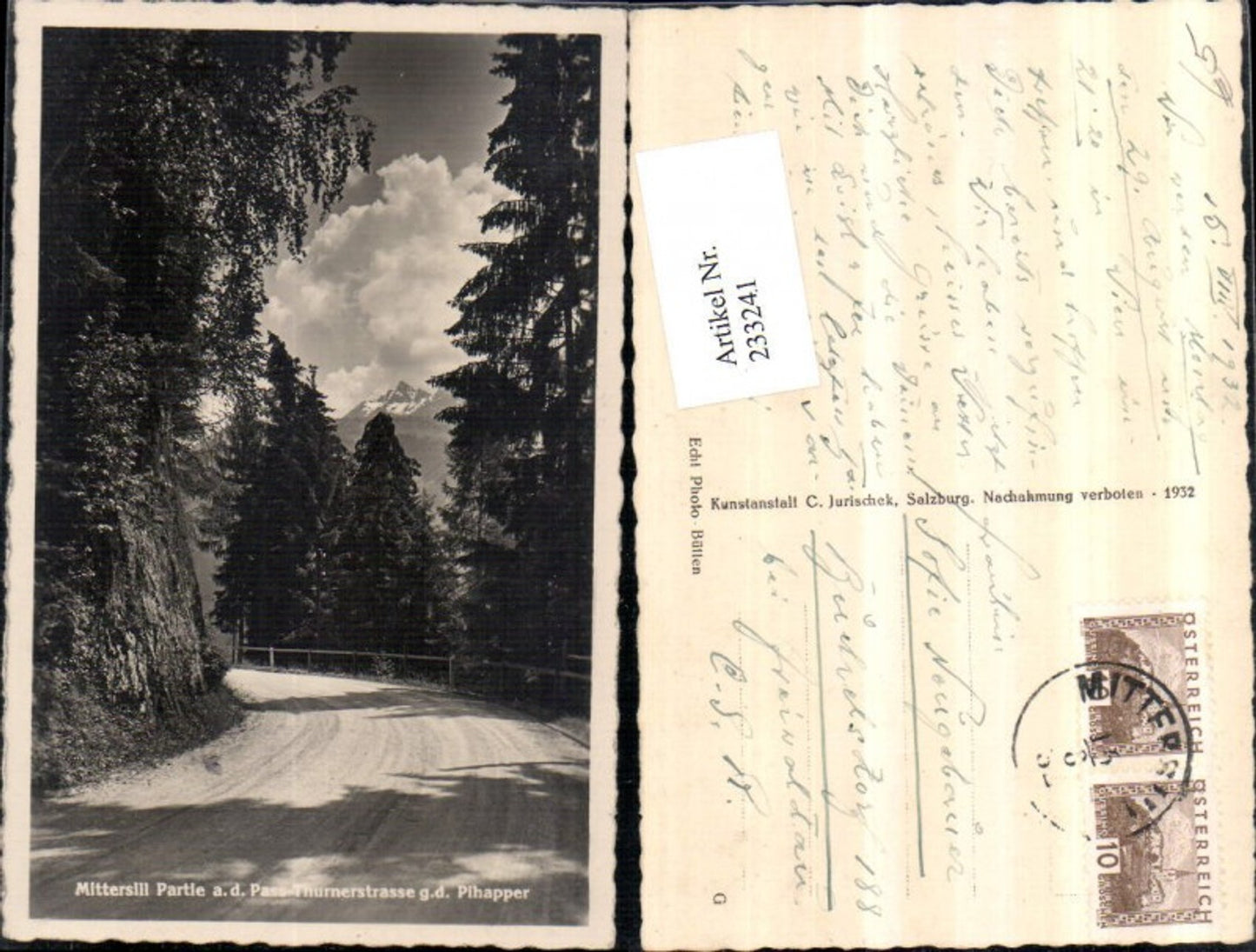 233241,Mittersill Partie an d. Pass-Thunerstraße geg. d. Pihapper