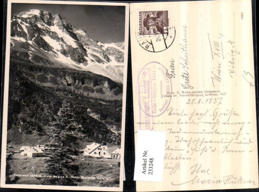 233248,Tauernhof Kolm Saigurn m. Hohen Sonnblick Bergkulisse