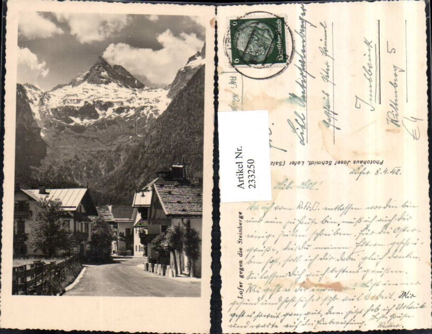 233250,Lofer Straßenansicht geg. d. Steinberge