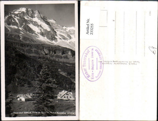 233255,Tauernhof Kolm Saigurn m. Hohen Sonnblick Bergkulisse
