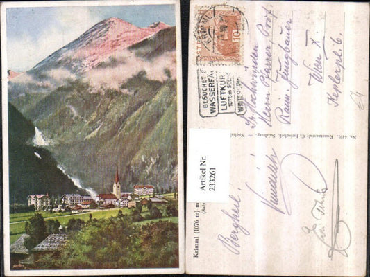 233261,Krimml Totale mit den Wasserfällen