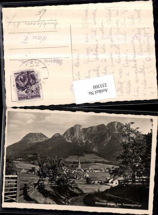 233300,Abteanu Totale geg. d. Tennengebirge