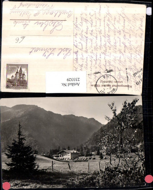 233329,Alpengasthof Heutal b. Unken im Pinzgau