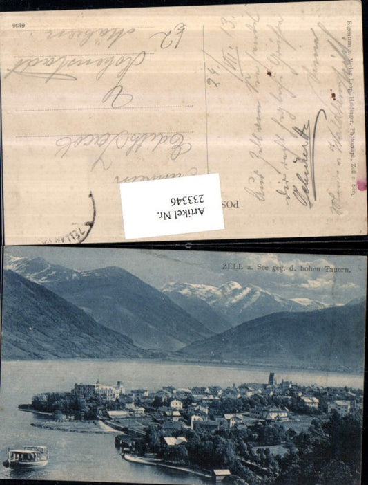 233346,Zell am See Totale geg. d. Hohen Tauern