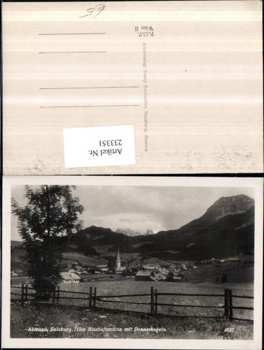 233351,Abtenau Totale m. Bischofsmütze u. Donnerkogeln
