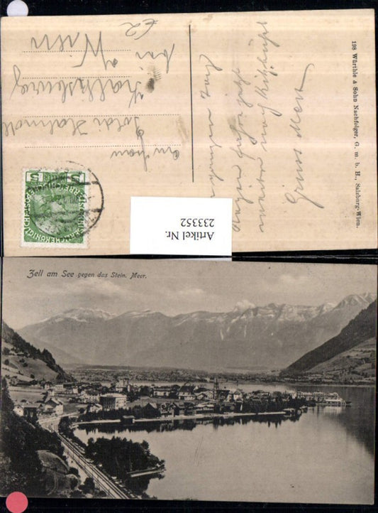 233352,Zell am See Totale geg. Das Steinerne Meer