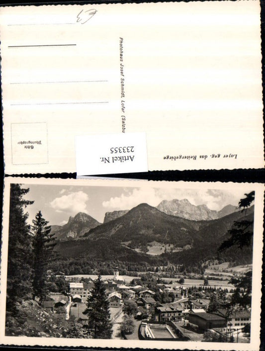 233355,Lofer Totale geg. d. Reitergebirge