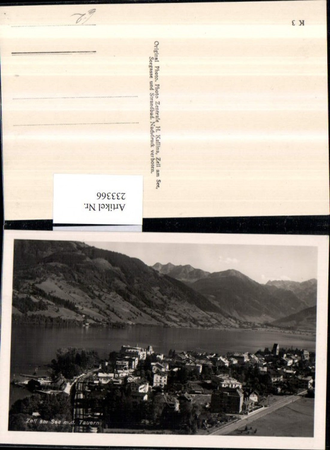 233366,Zell am See Totale m. d. Tauern