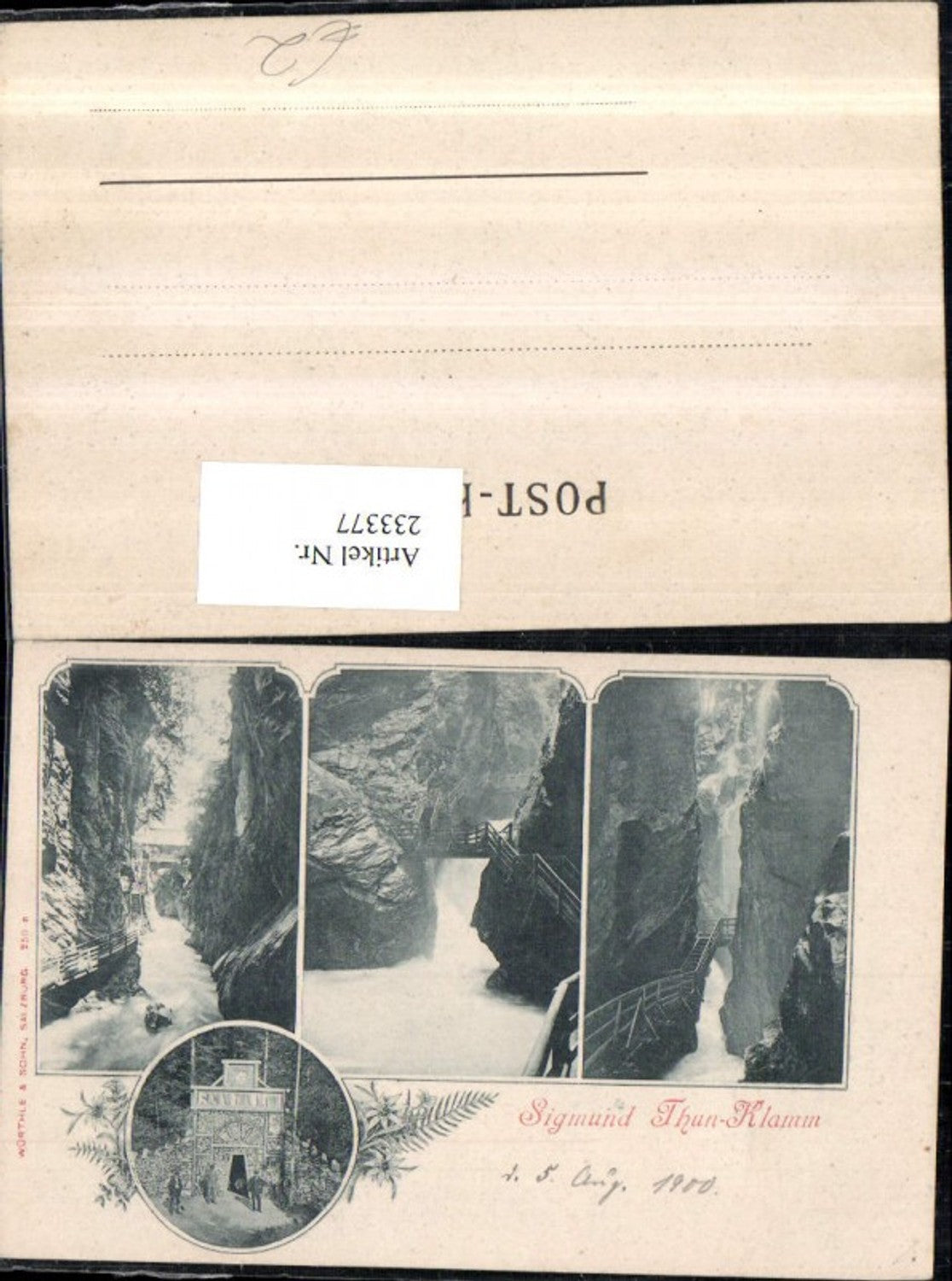 233377,Sigmund Thun-Klamm Partien Mehrbildkarte