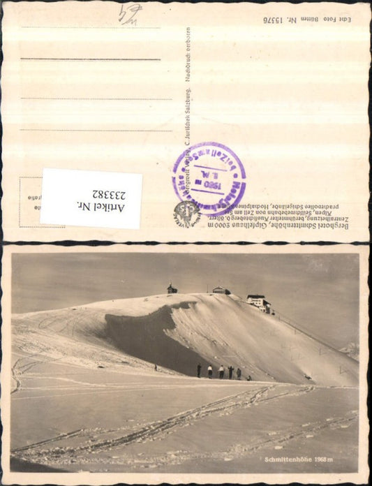 233382,Berghotel Schmittenhöhe Gipfelhaus b. Zell am See Winterbild