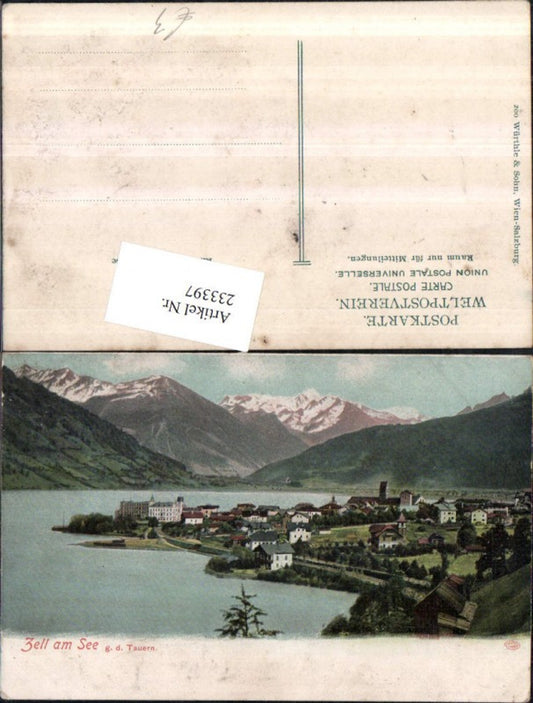 233397,Zell am See Totale geg. d. Tauern