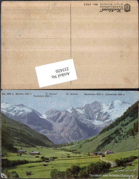 233420,Talschluss v. Ferleiten Bergkulisse Kolm Spielmann Sonnenwelleck