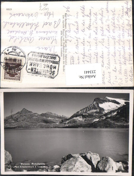 233441,Weißsee See Rudolfshütte m. Kitzsteinhorn u. Hohe Riffl b. Uttendorf