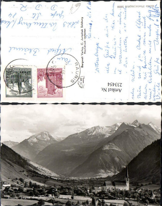 233454,Rauris Teilansicht geg. d. Sonnblick
