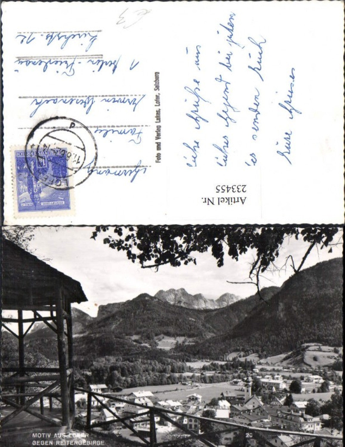 233455,Motiv aus Lofer Totale geg. Reitergebirge