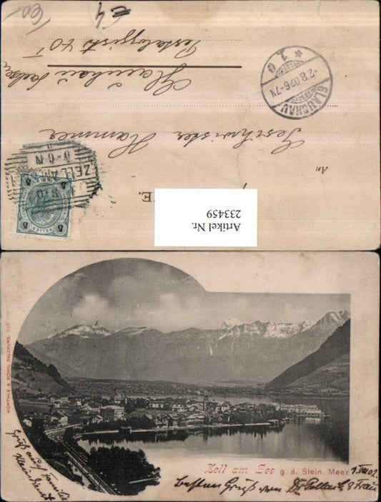 233459,Zell am See Totale geg. d. Steinerne Meer