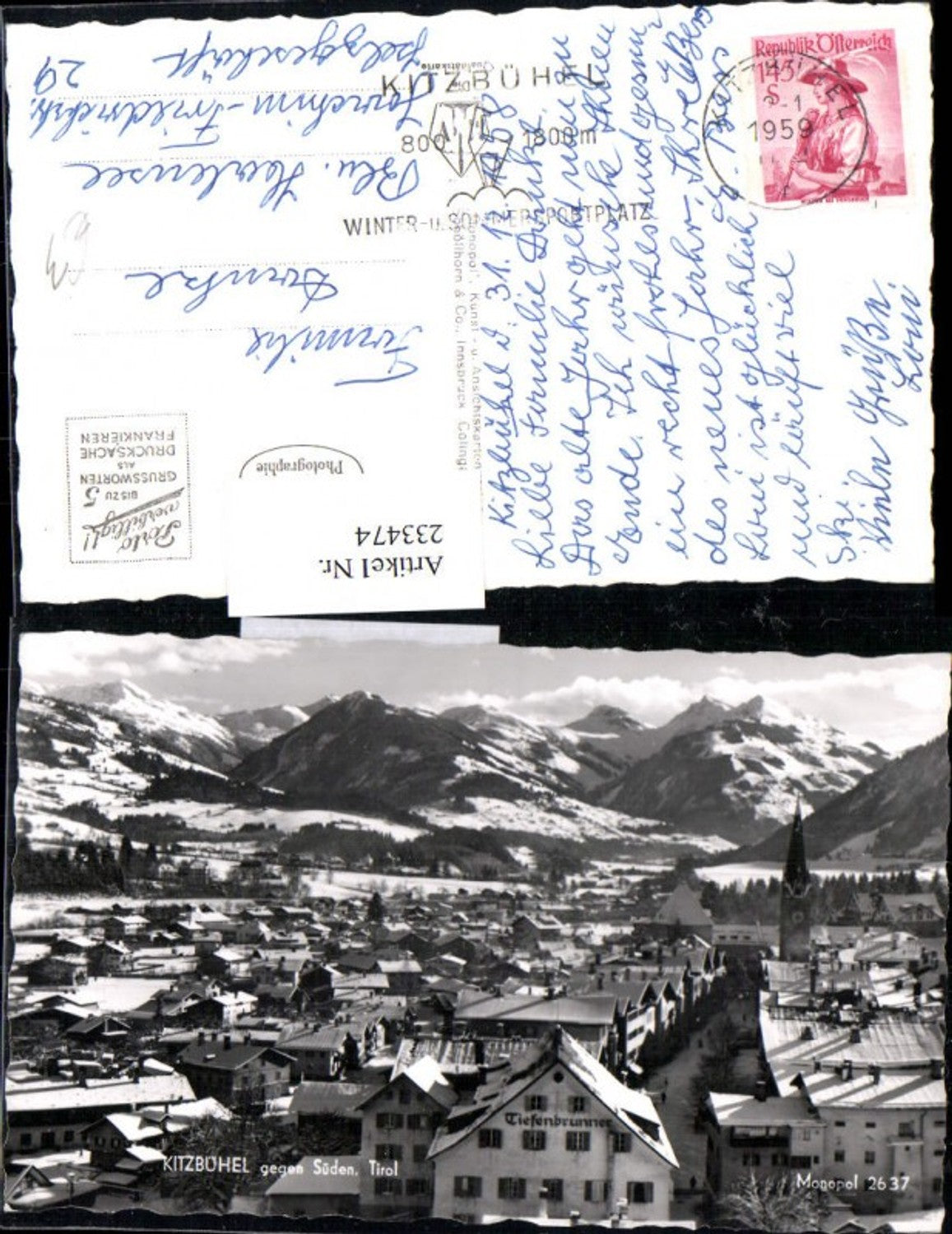 Alte Ansichtskarte – Old Postcard