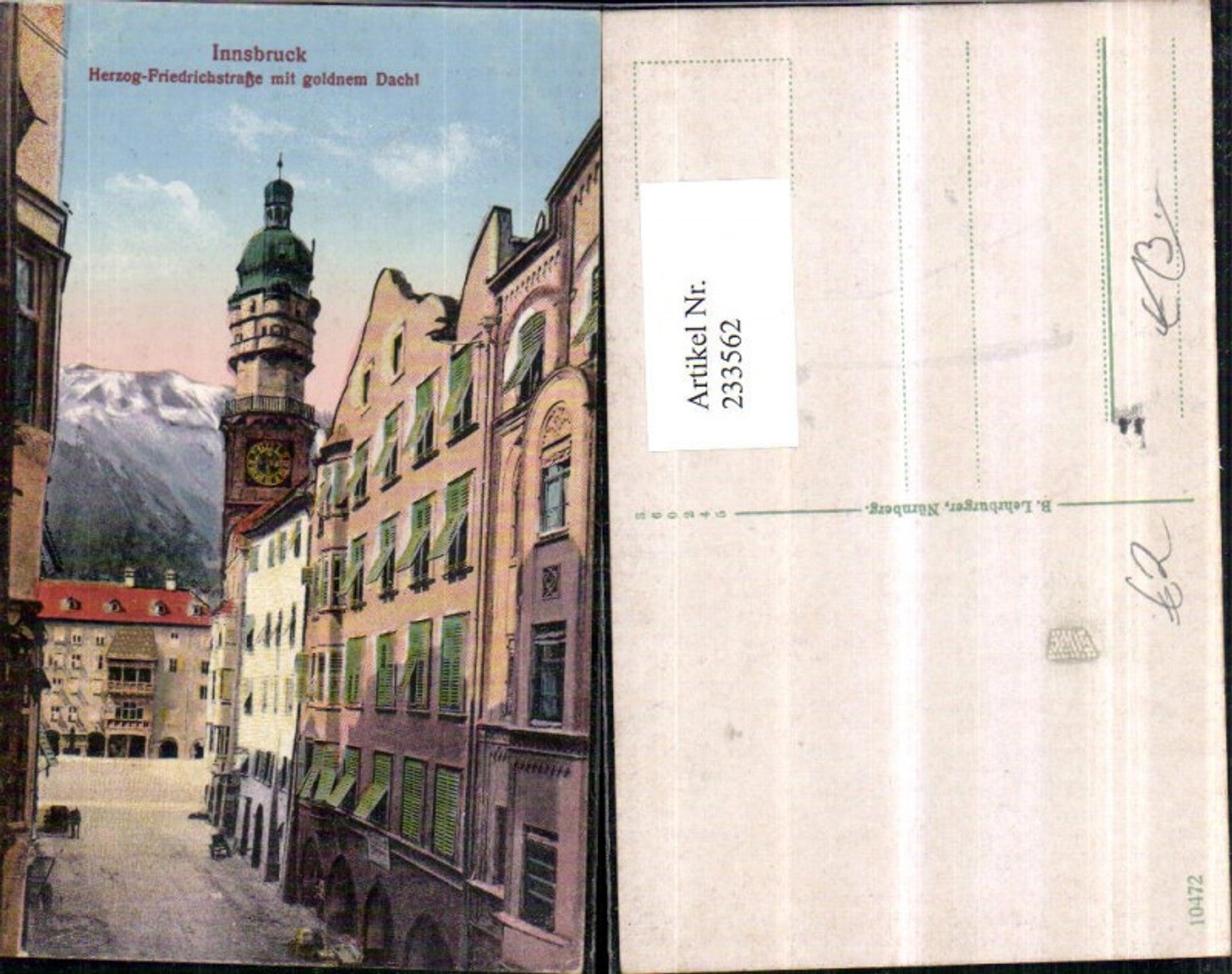 Alte Ansichtskarte – Old Postcard